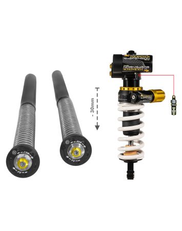 Tieferlegung Set um -30mm Cartridge und Federbein Typ Extreme für KTM 790/890 Adventure R (2019-)