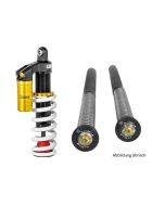 Touratech Suspension +25mm Höherlegungsset für Yamaha Tenere 700, Extreme2 Federbein + Cartridge Extreme